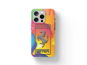Ferrari Cover in Silicone Smartphone Look Minimal Moderno